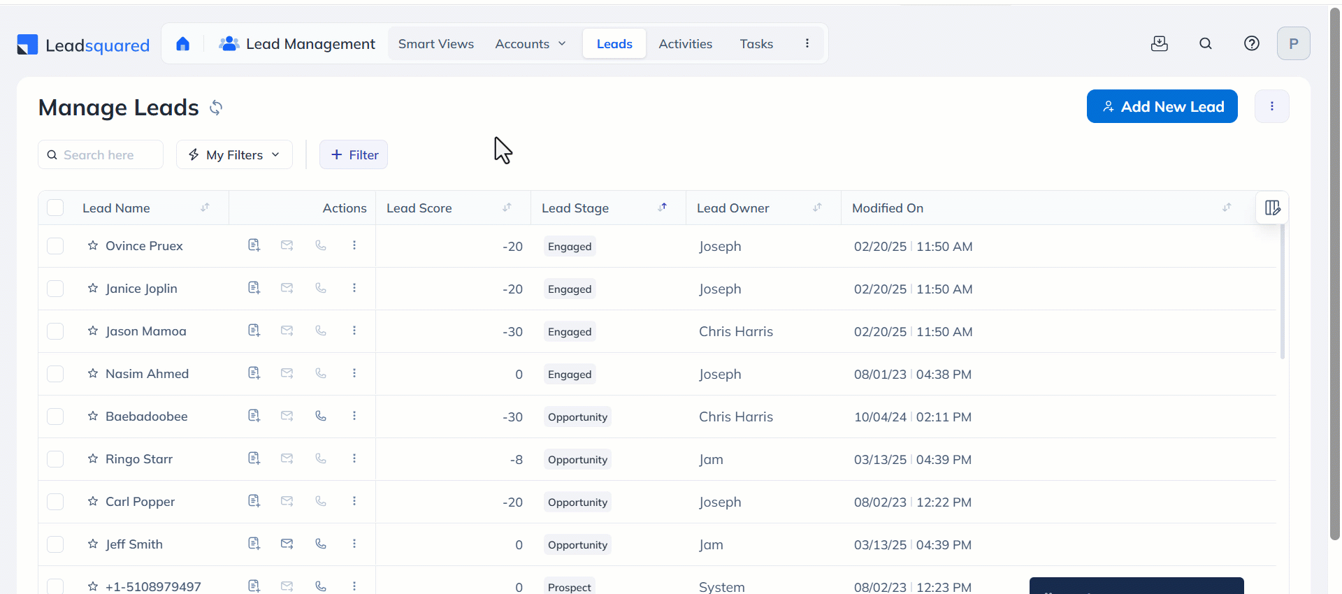 Leadsquared - NextGen UI