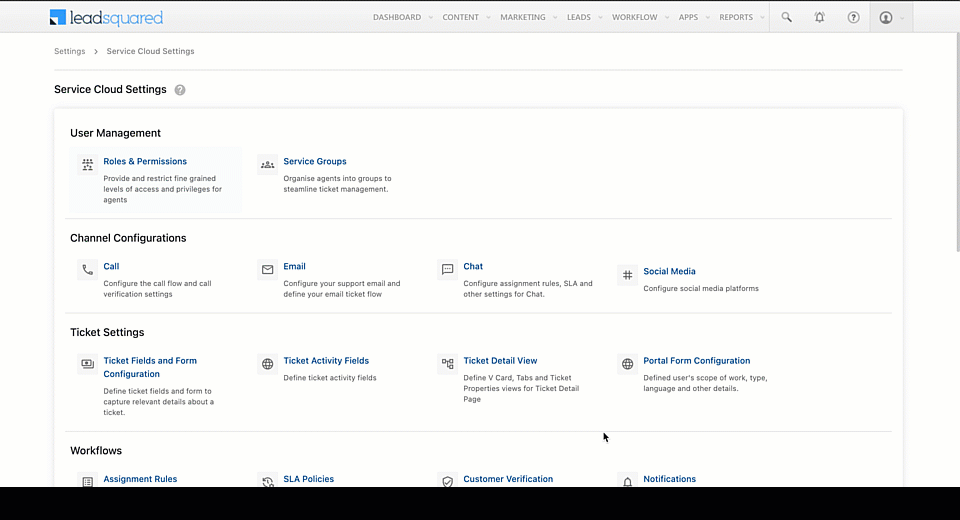 LeadSquared Service CRM
