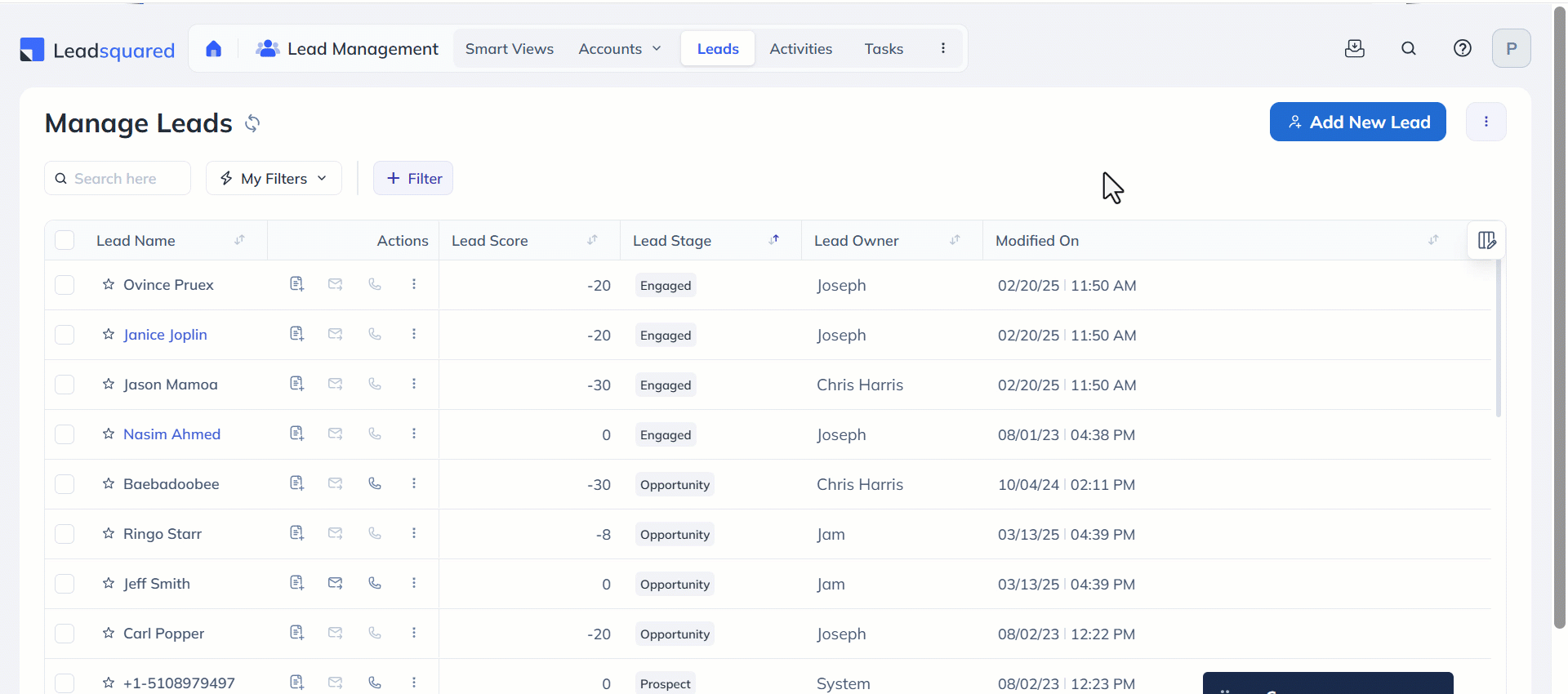 Leadsquared - NextGen UI
