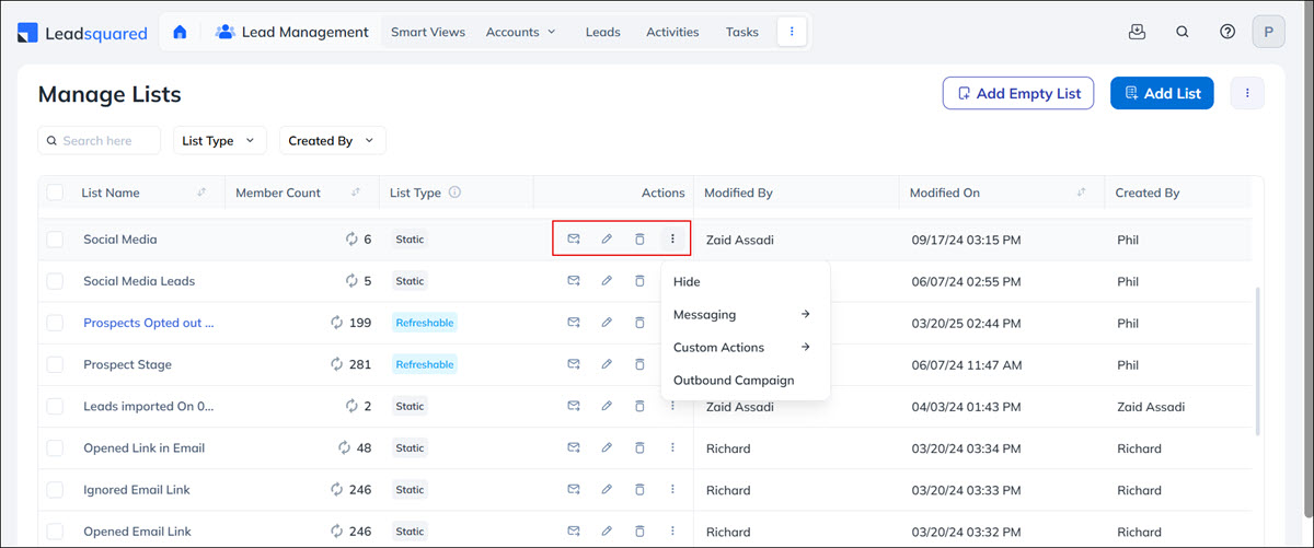 Leadsquared - NextGen UI
