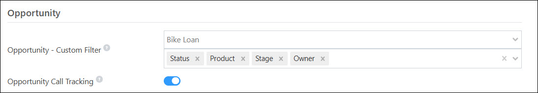 Leadsquared - Custom Opportunity Filters