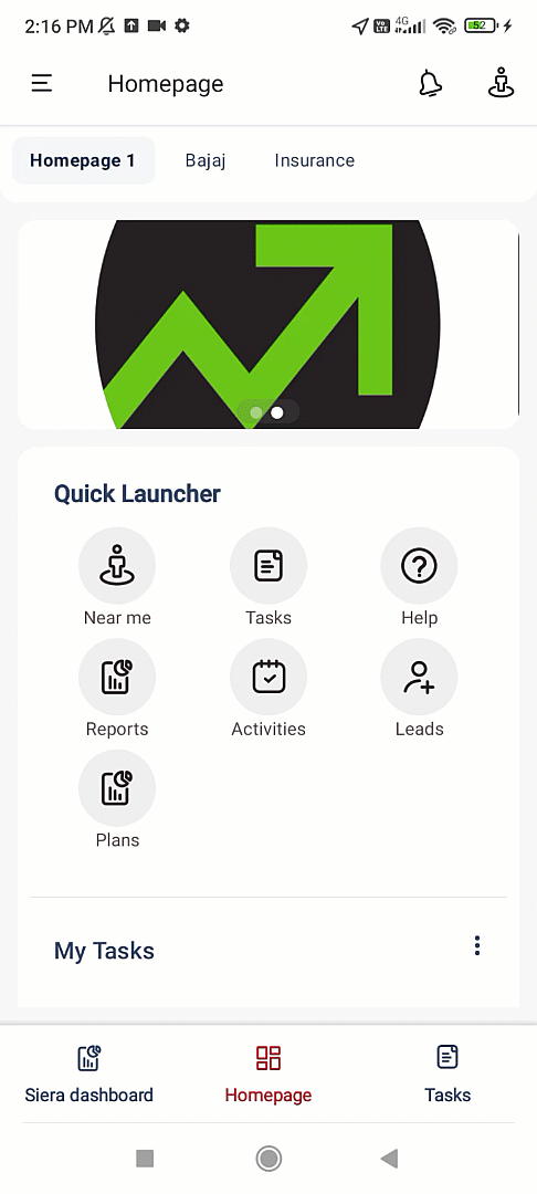 Leadsquared - Organization Switch on Mobile