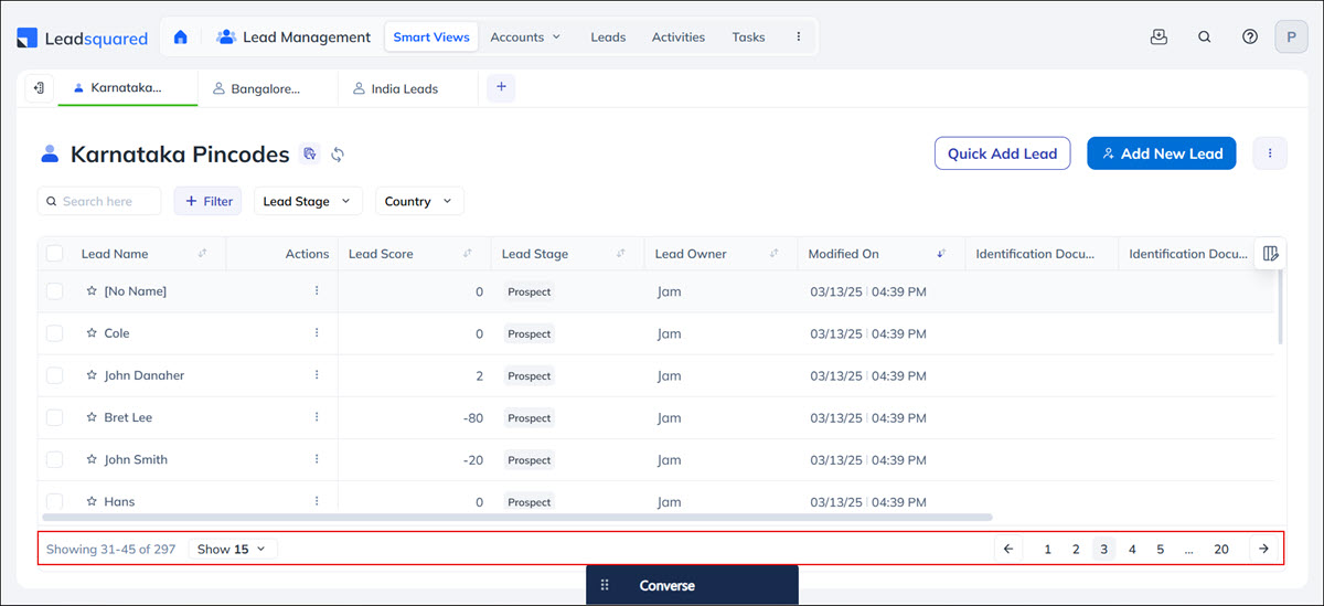 Leadsquared - NextGen UI