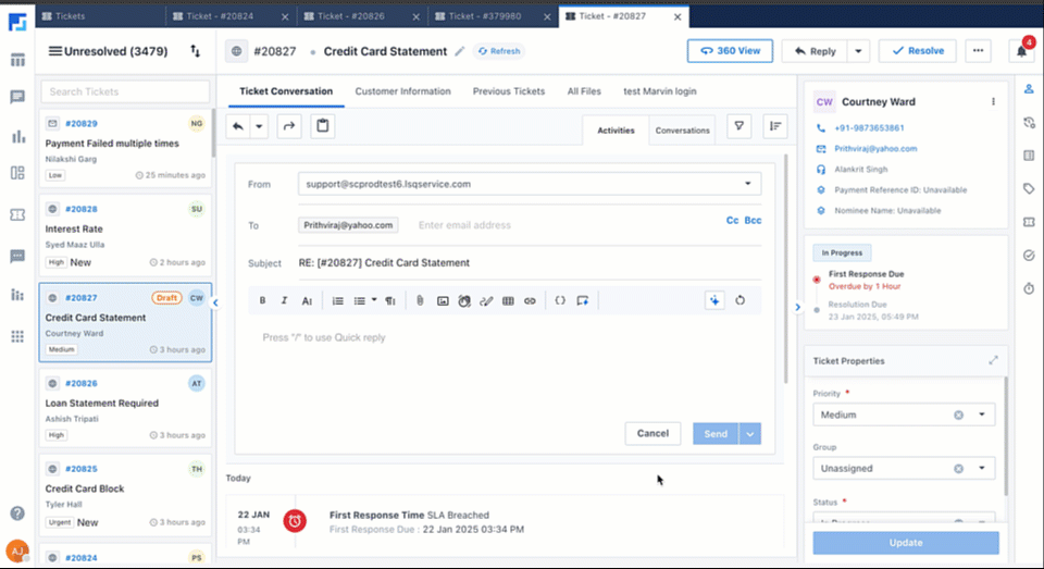 LeadSquared Service CRM