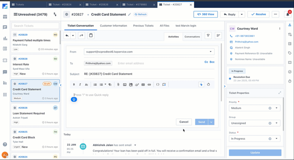 LeadSquared Service CRM