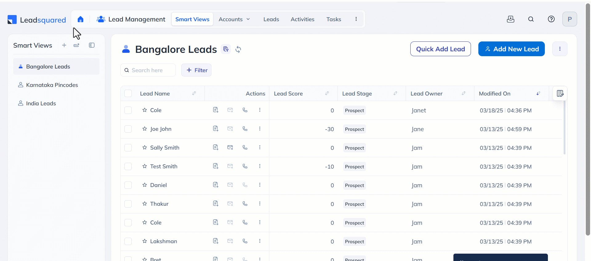 Leadsquared - NextGen UI
