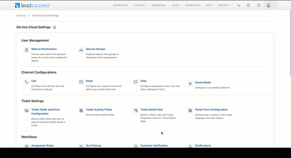 LeadSquared Service CRM