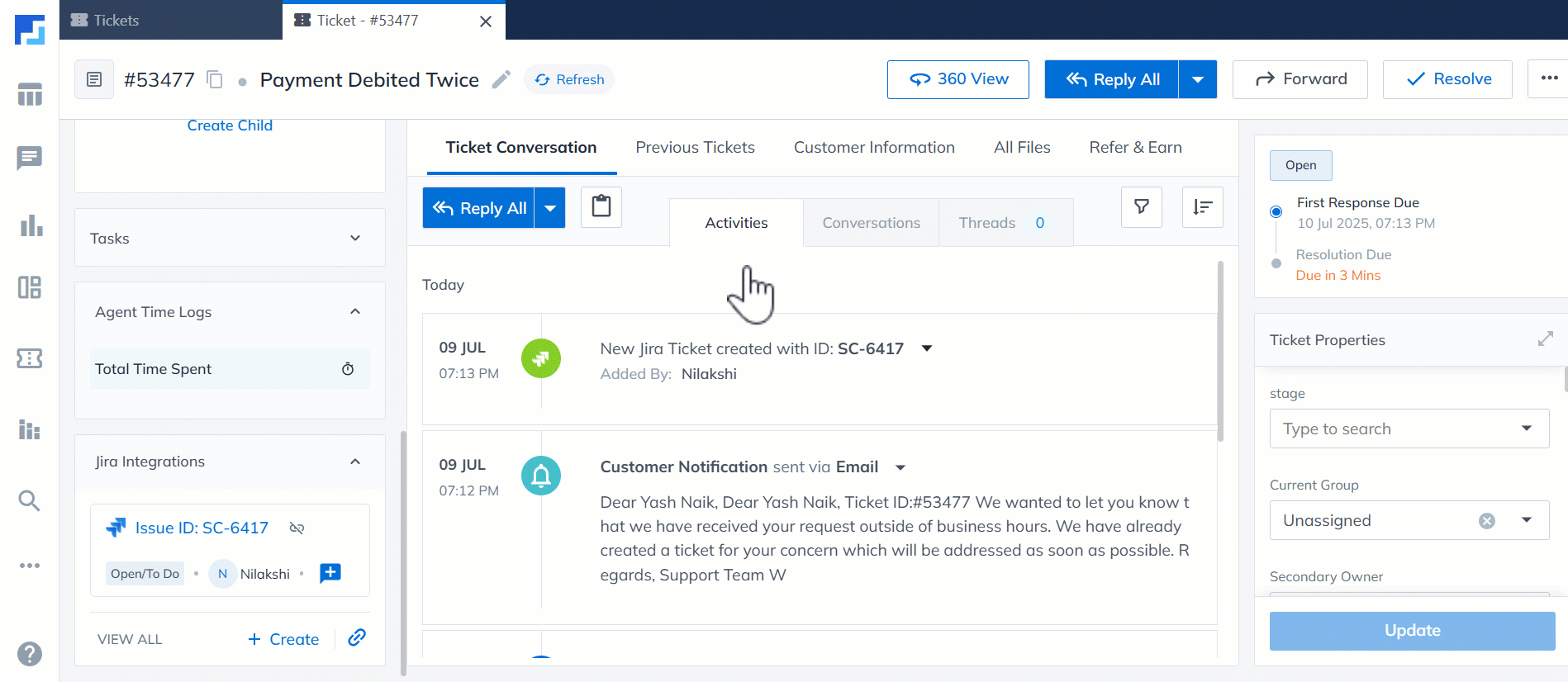 LeadSquared Service CRM Product Updates
