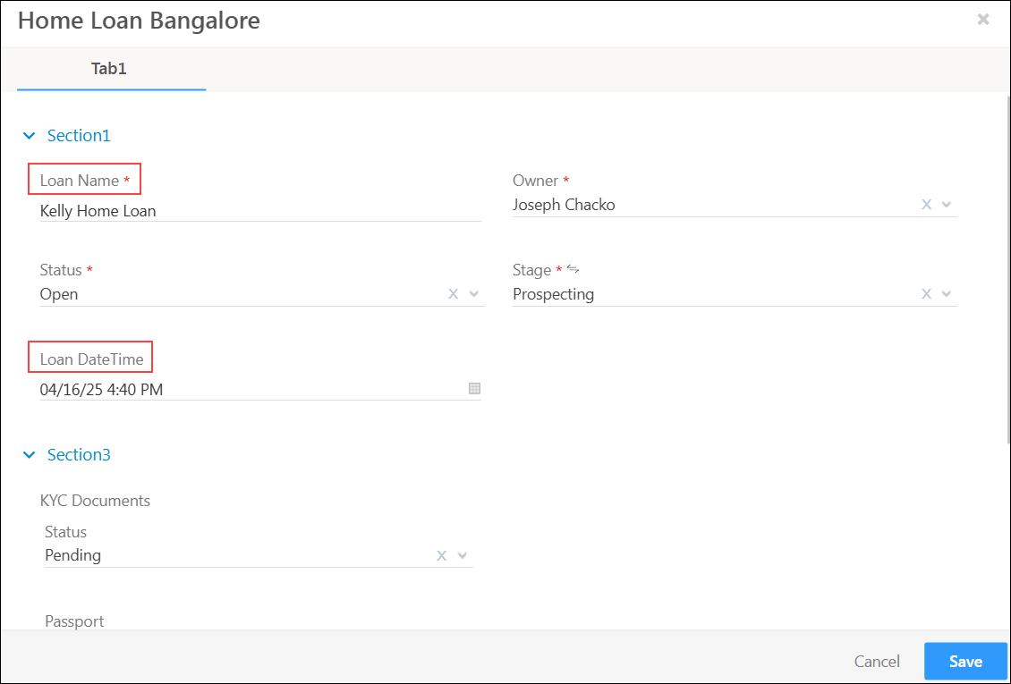 match opp rename on forms