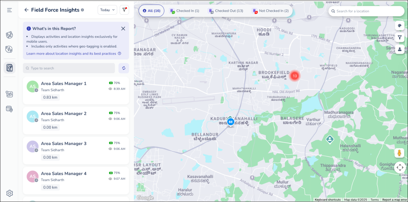 Leadsquared - Field Force Insights
