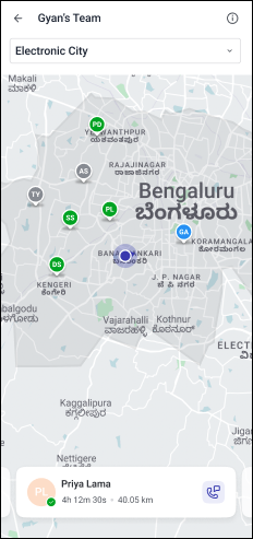 Leadsquared - Map View