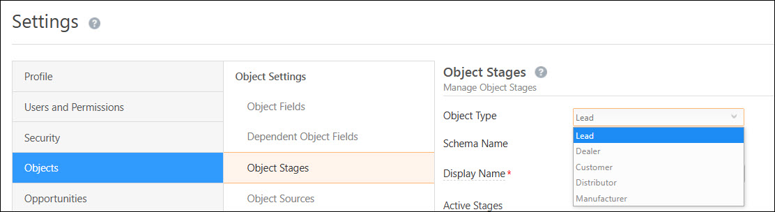 Leadsquared - Object Types