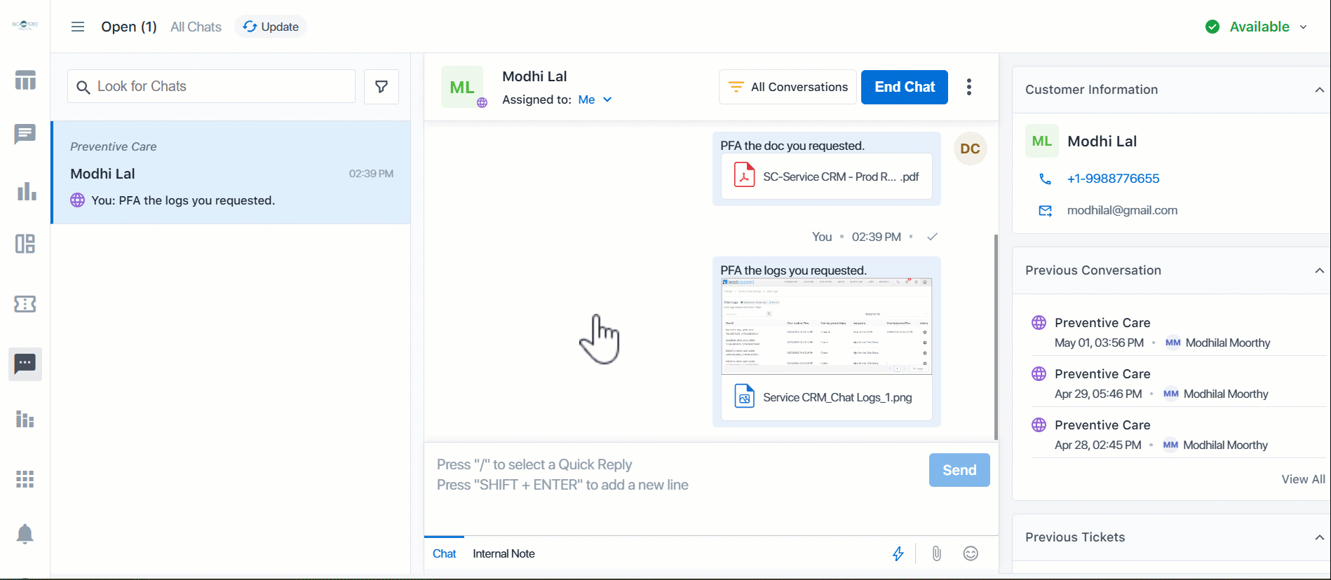 LeadSquared Service CRM Product Updates