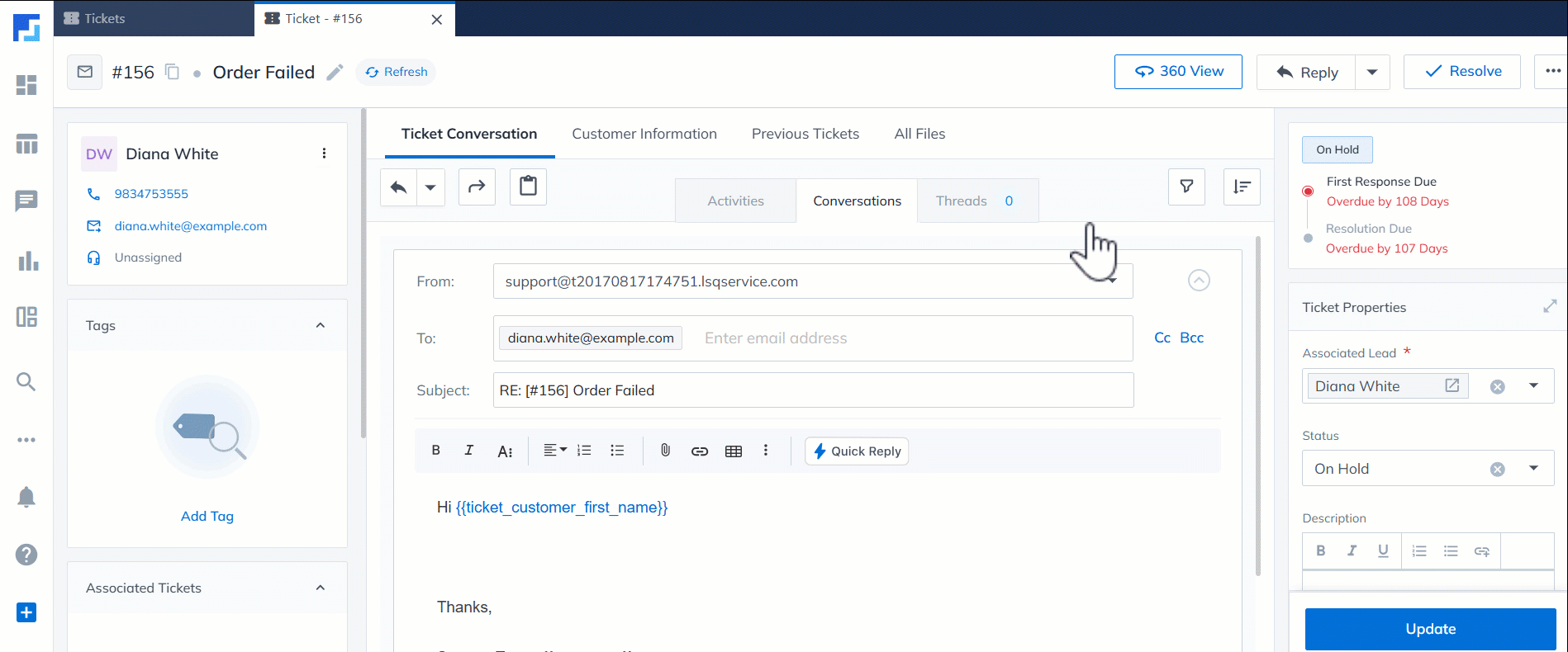 LeadSquared Service CRM Product Updates