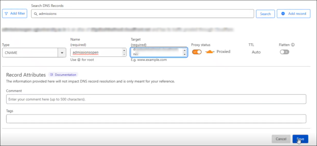 add cdn on host
