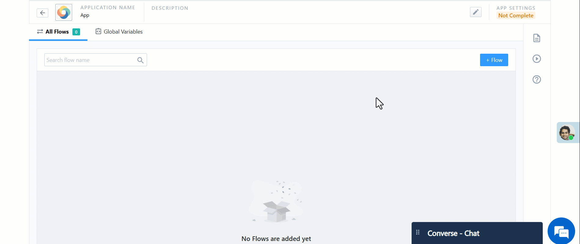 create outbound flow in uds
