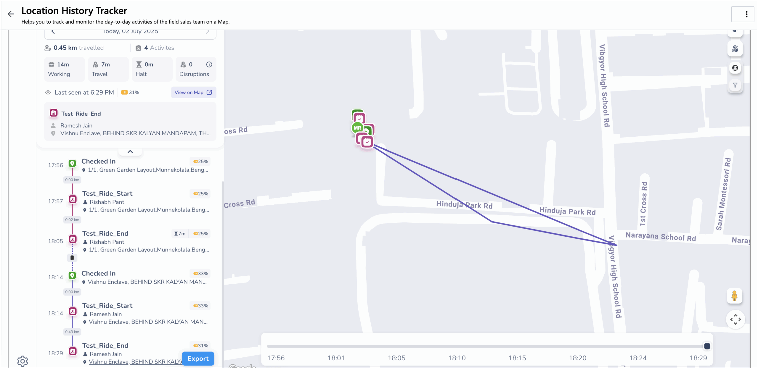 Leadsquared - Field Force Insights