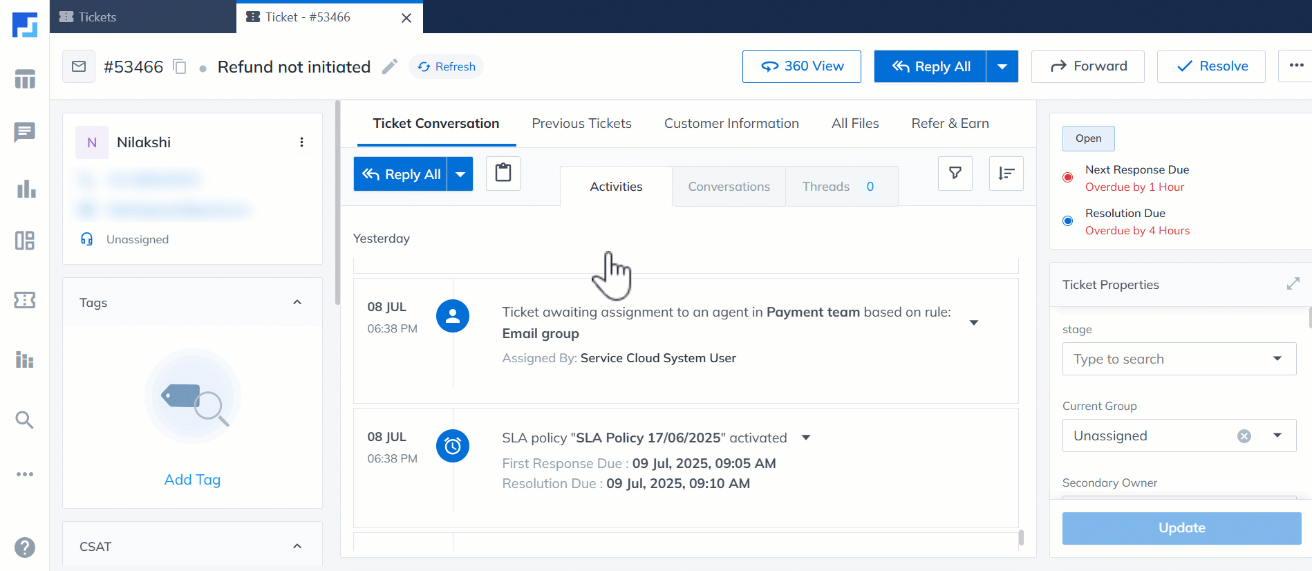 LeadSquared Service CRM Product Updates