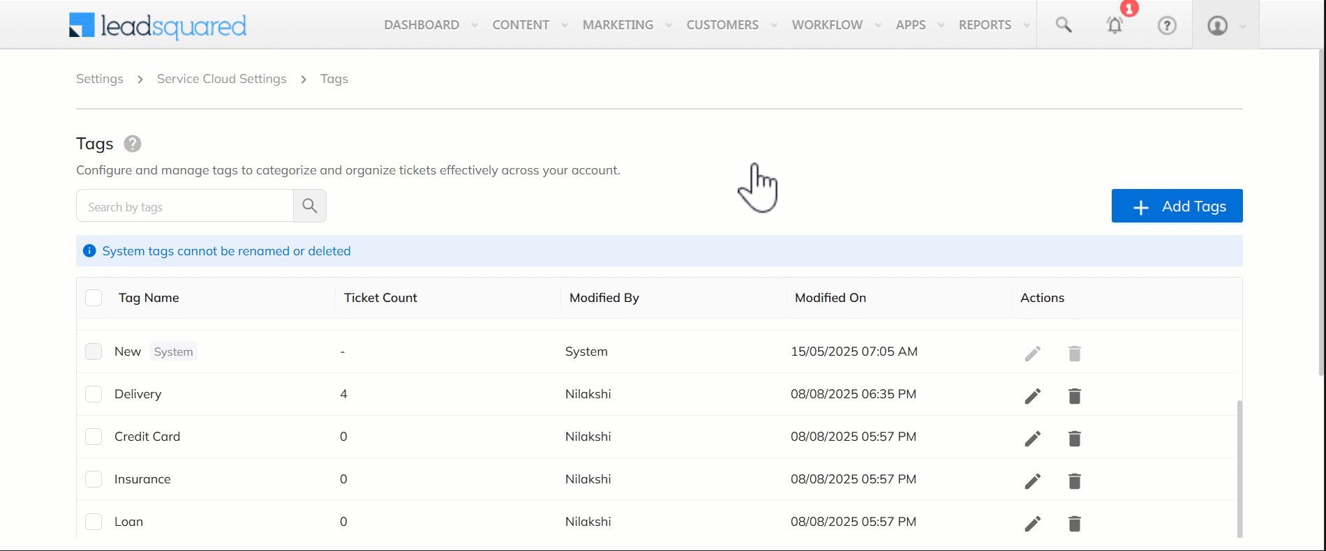 LeadSquared Service CRM