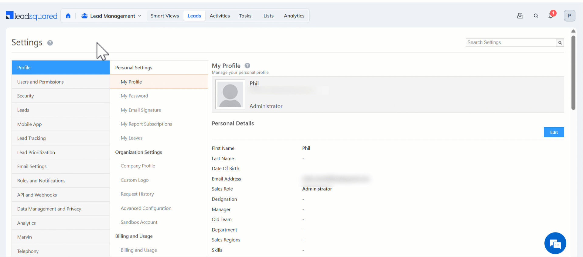 Leadsquared - Quick Add Leads