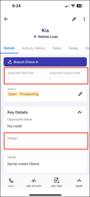 Leadquared - Opportunity Details