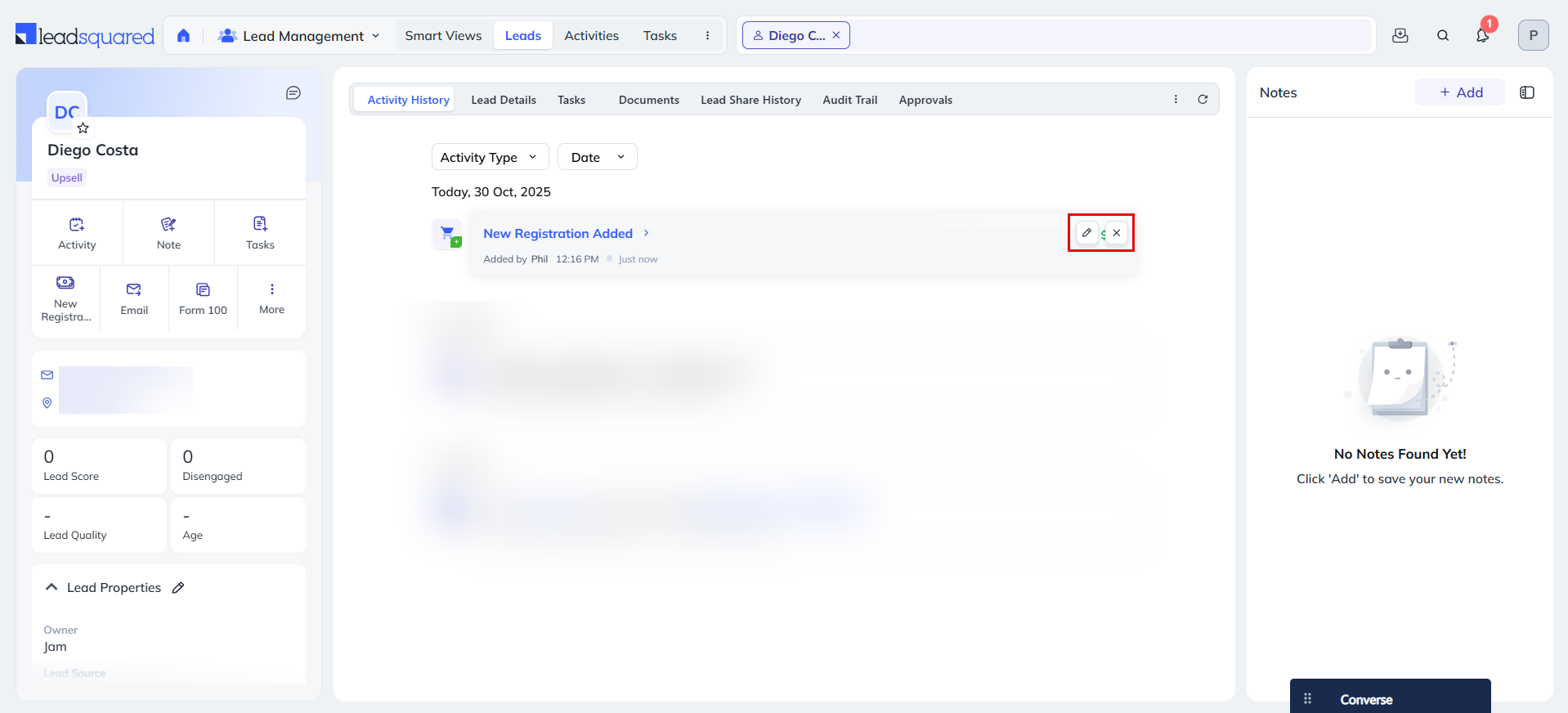 Leadsquared - Sales Activity Management