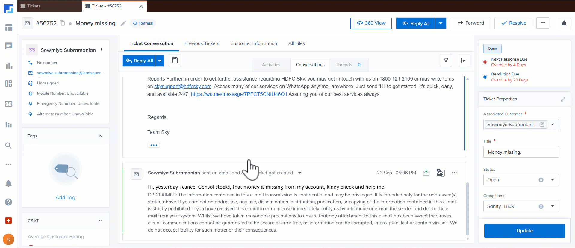 Service CRM Product Updates