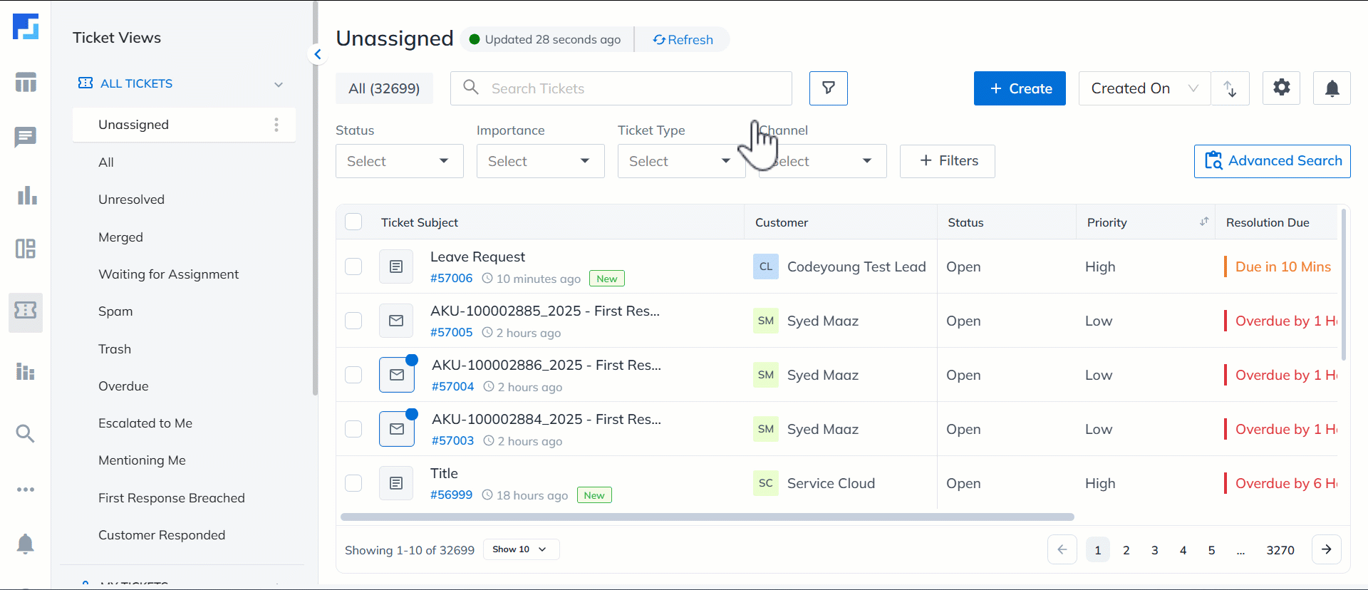 Service CRM Product Updates