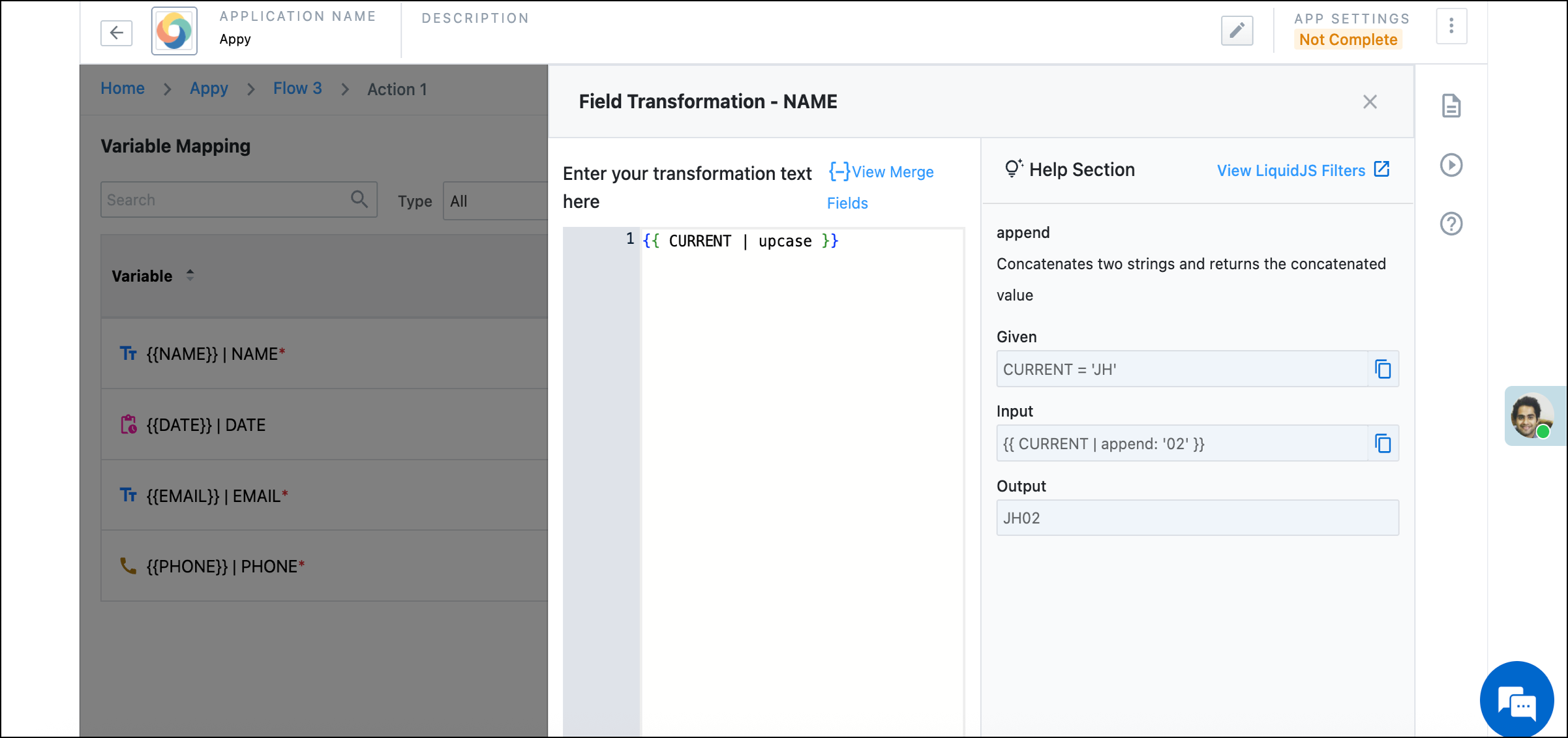 string transformation