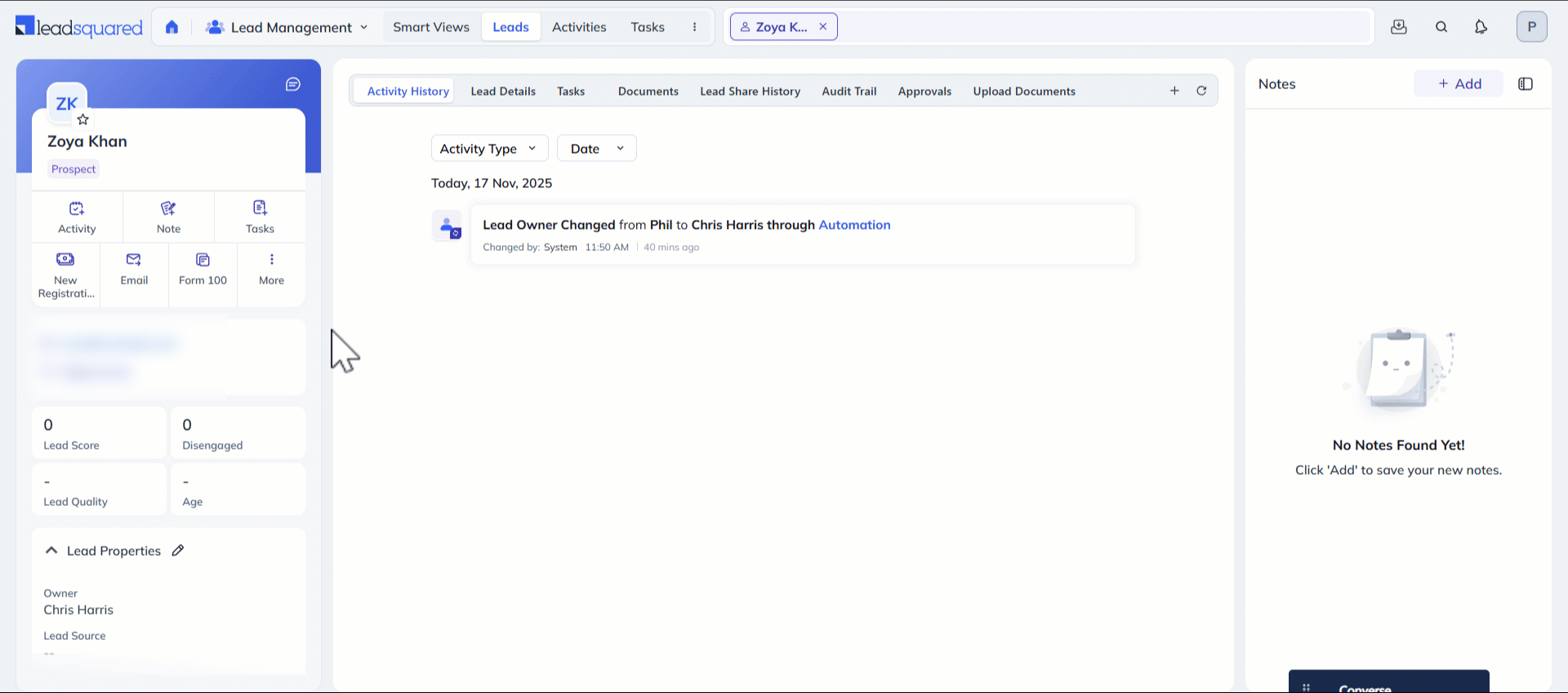 Leadsquared - One-To-One Emails