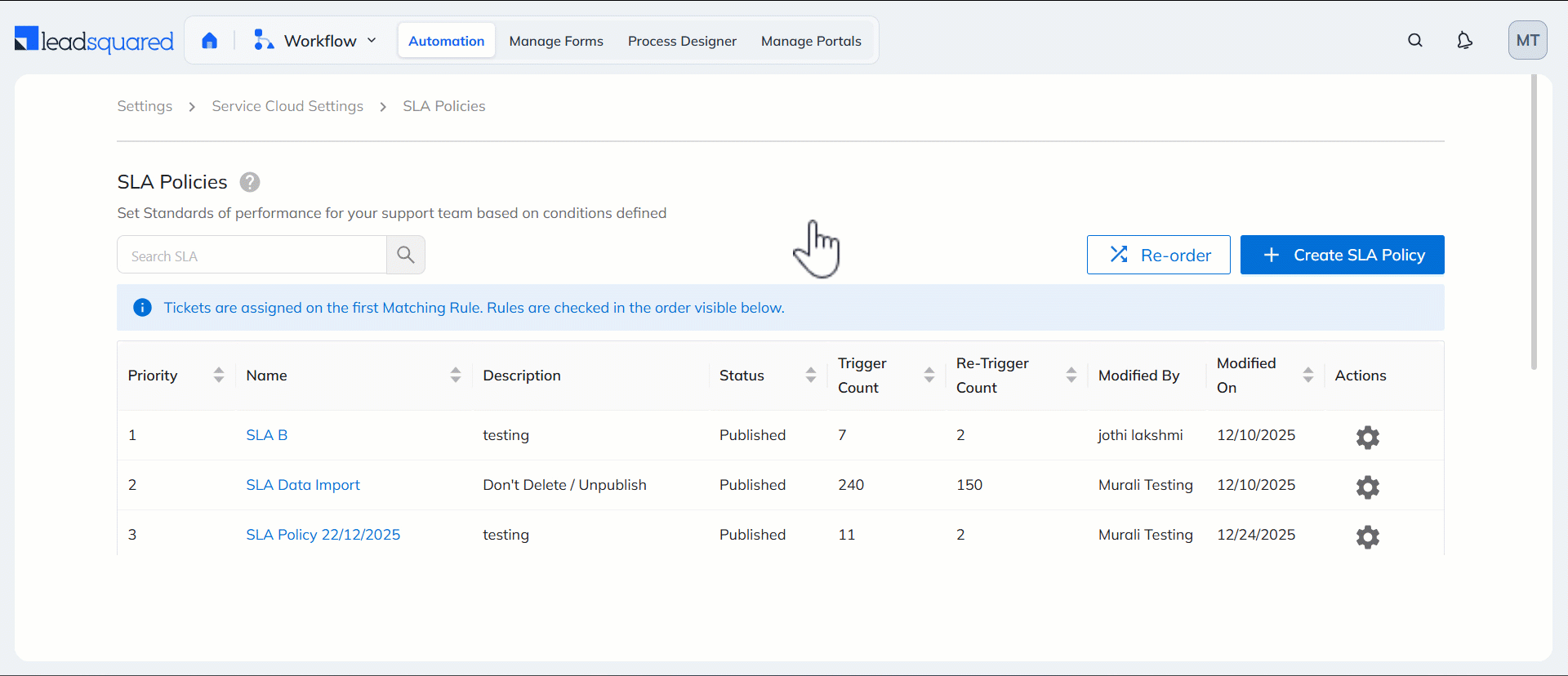 LeadSquared Service CRM
