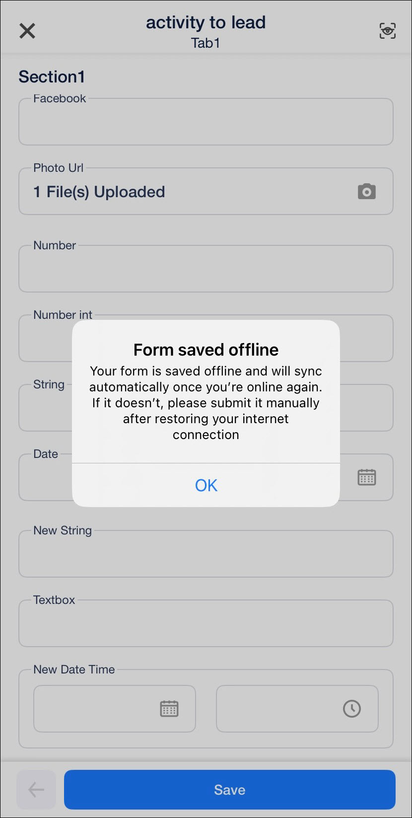 Leadsquared - Offline Task Completion