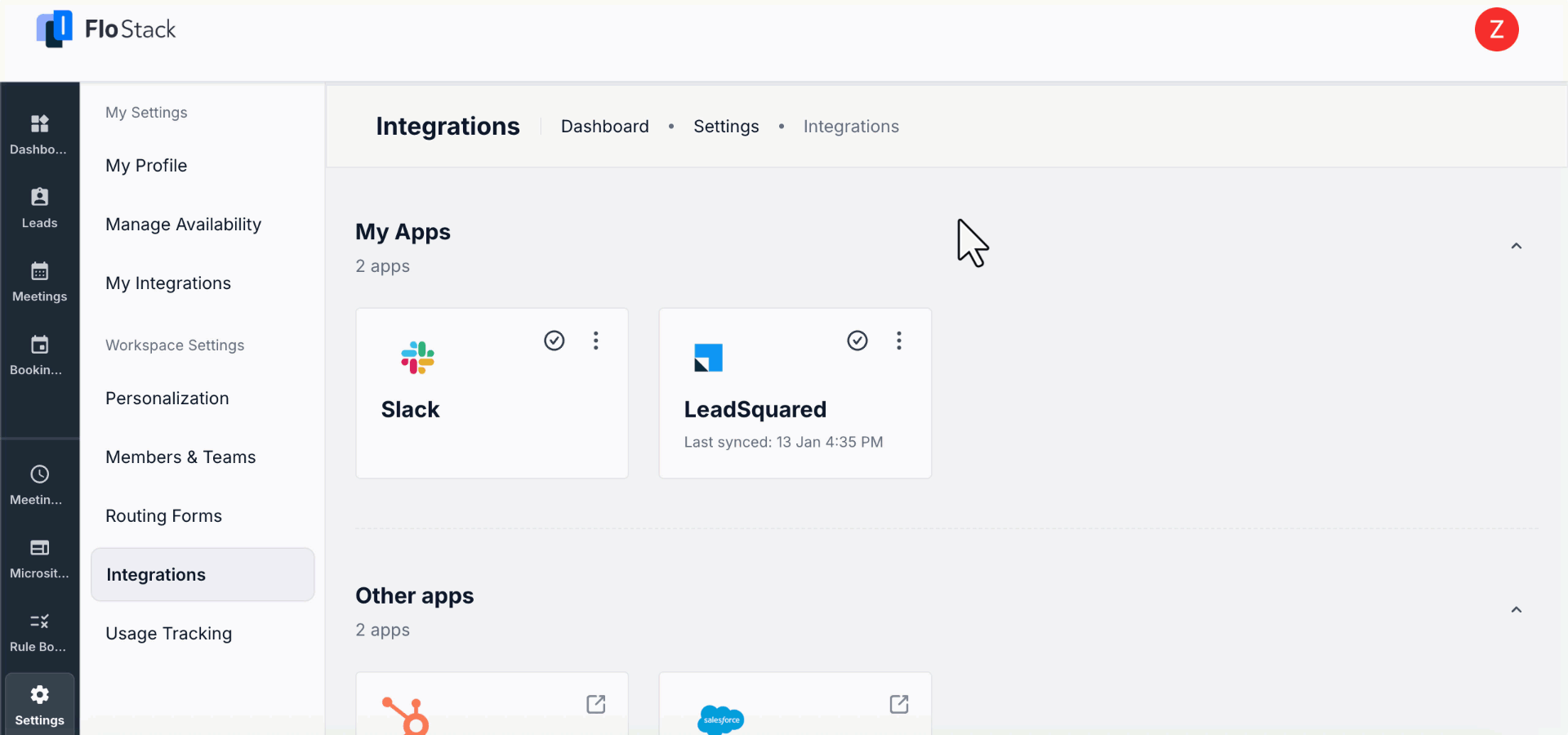 uds integration with flostack