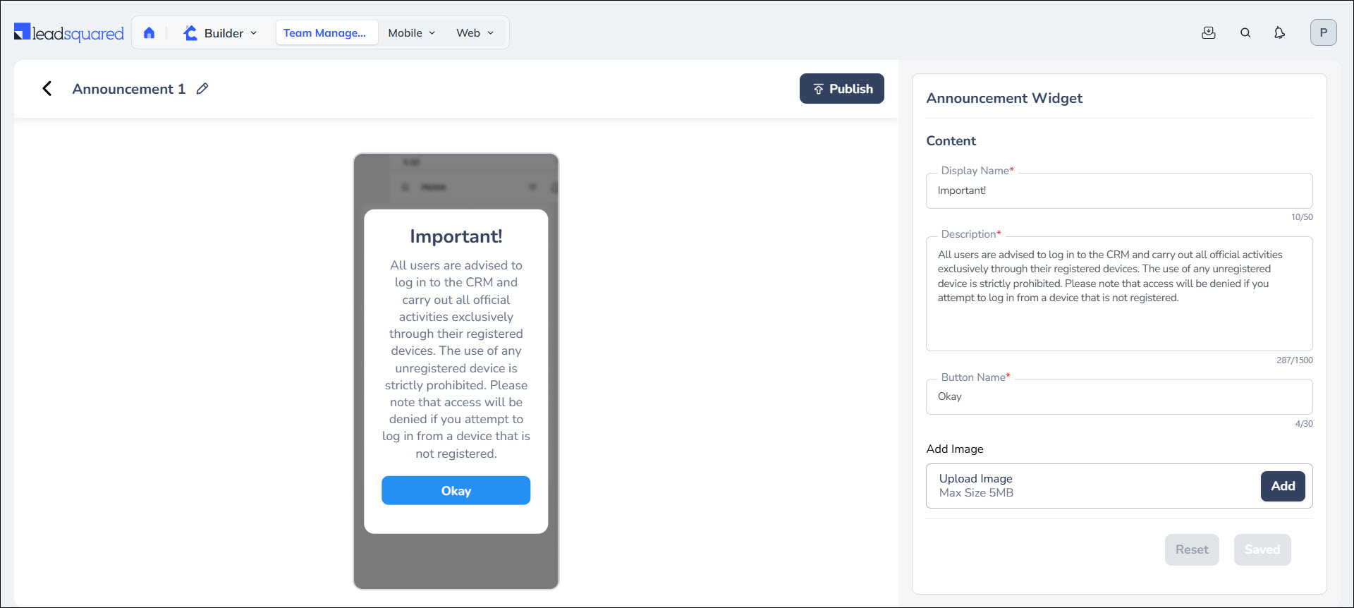 Leadsquared - Casa for Mobile