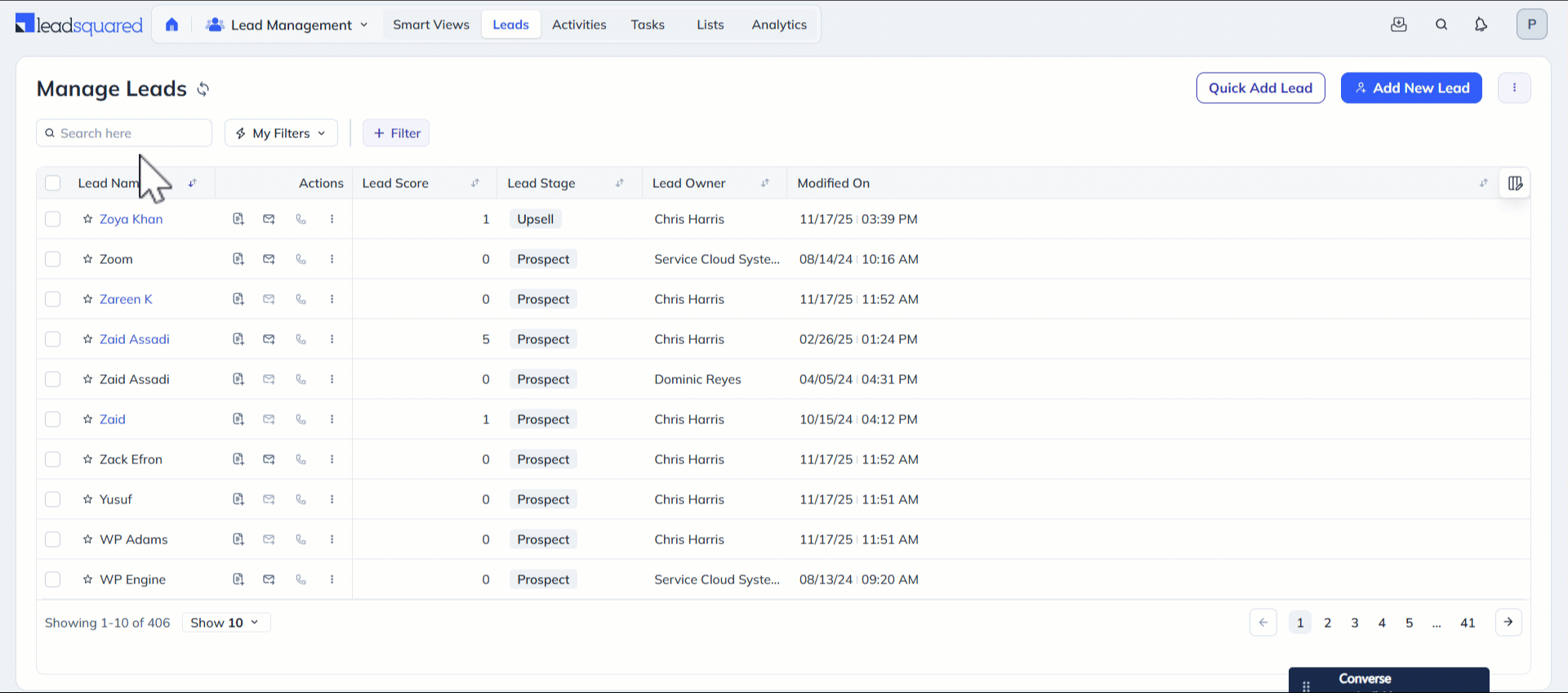 Leadsquared - Bulk Update Lead Fields