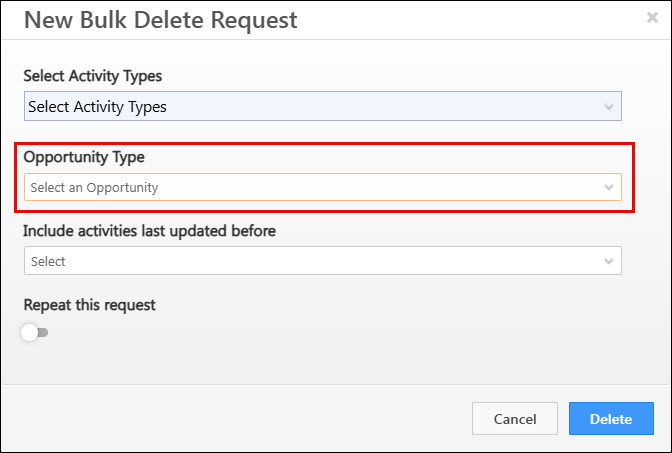 Leadsquared - Bulk Delete Data
