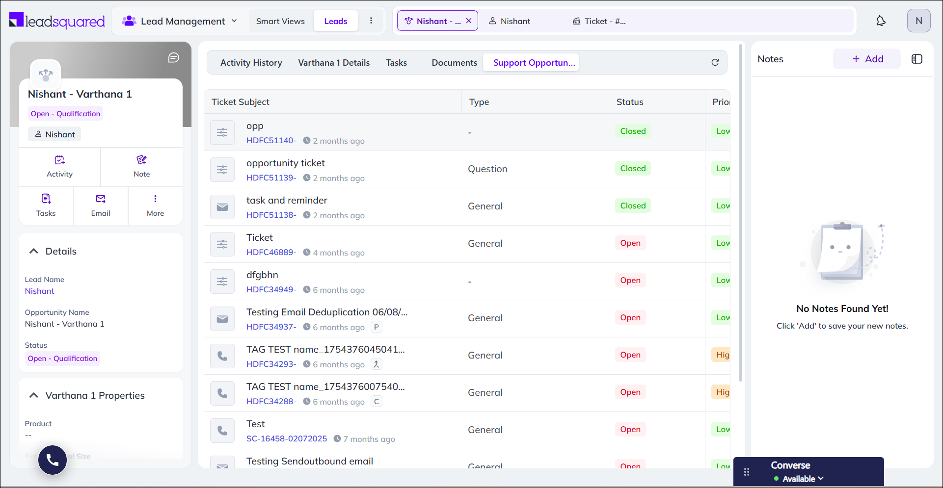 LeadSquared Service CRM