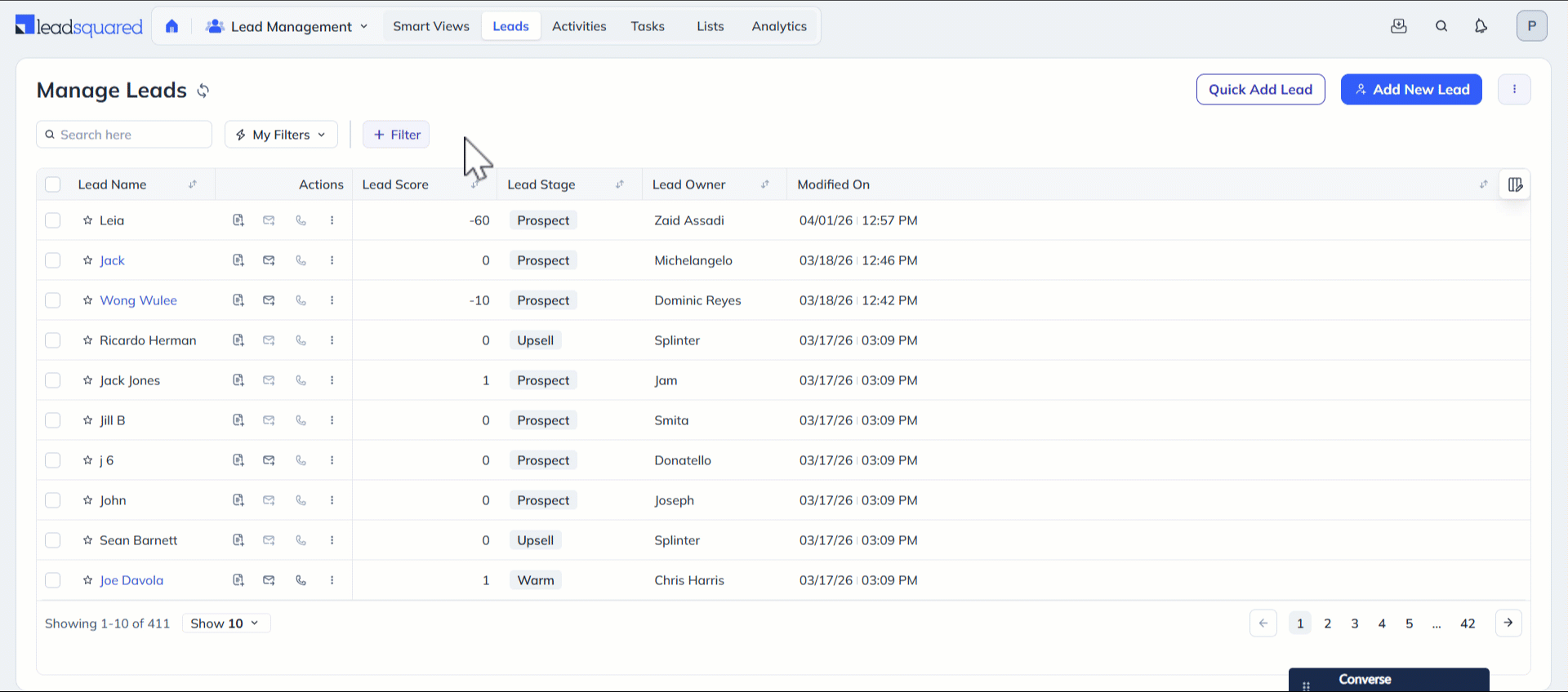 Leadsquared - One-To-One Emails