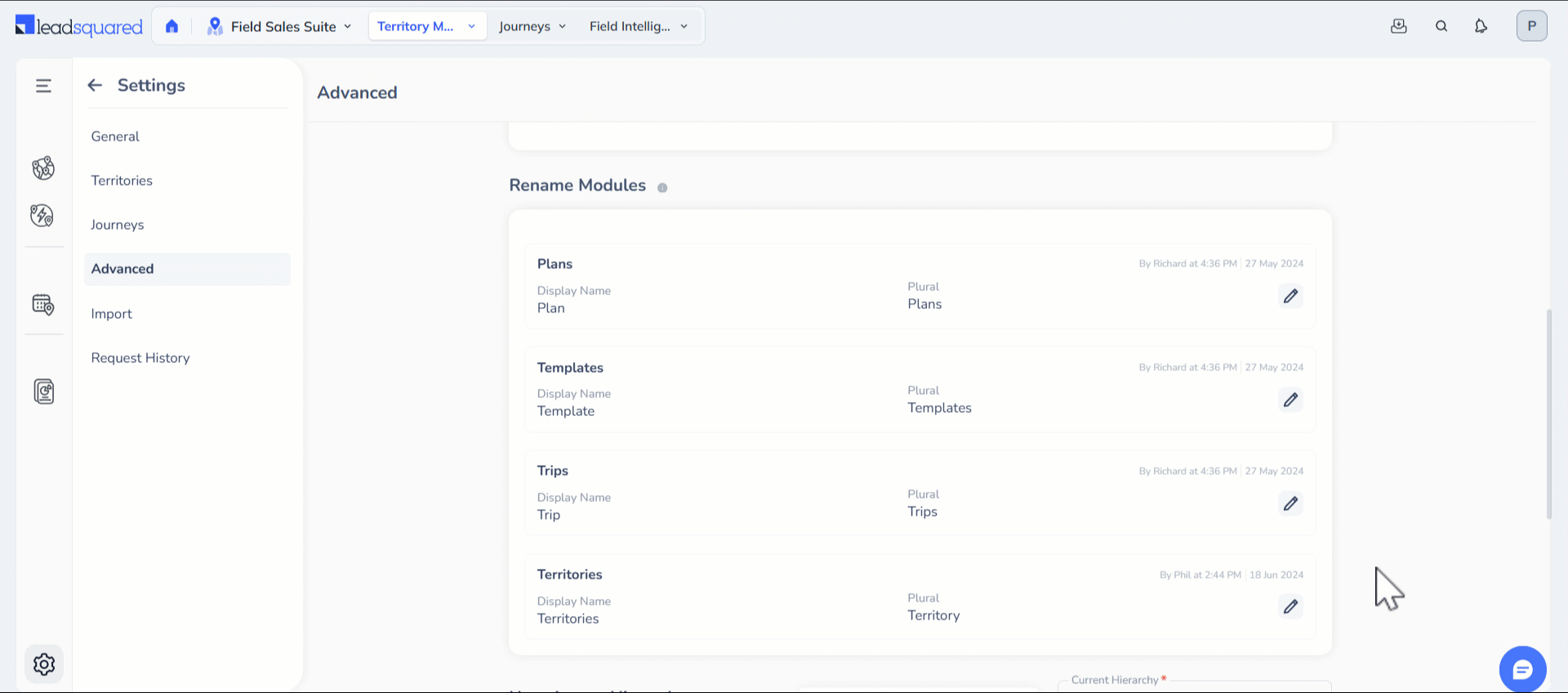 Leadsquared - Territories