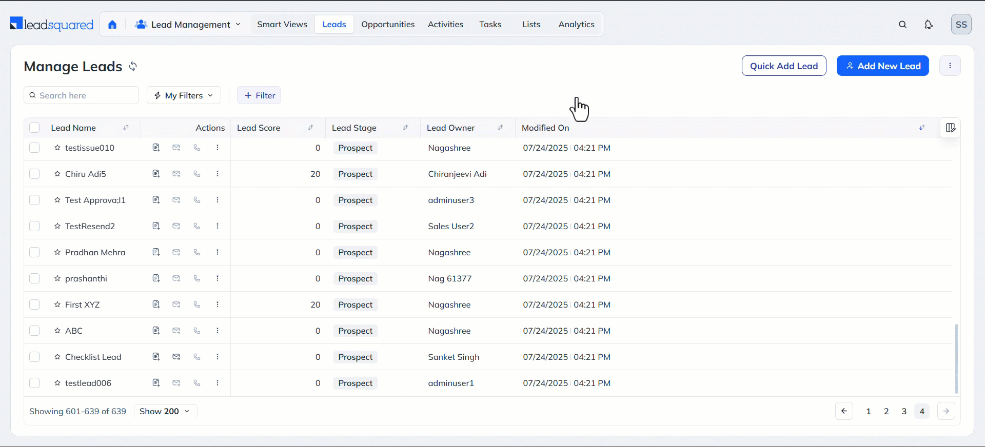 LeadSquared Loan Origination System Document Manager