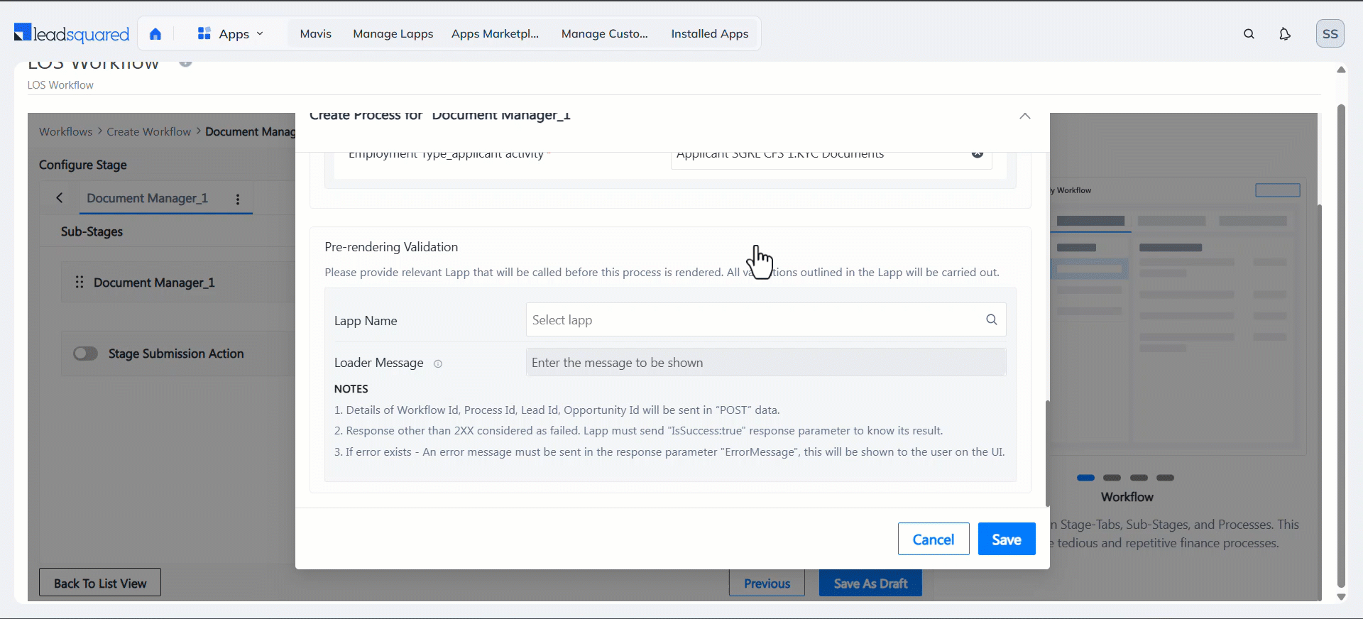 LeadSquared Loan Origination System Document Manager