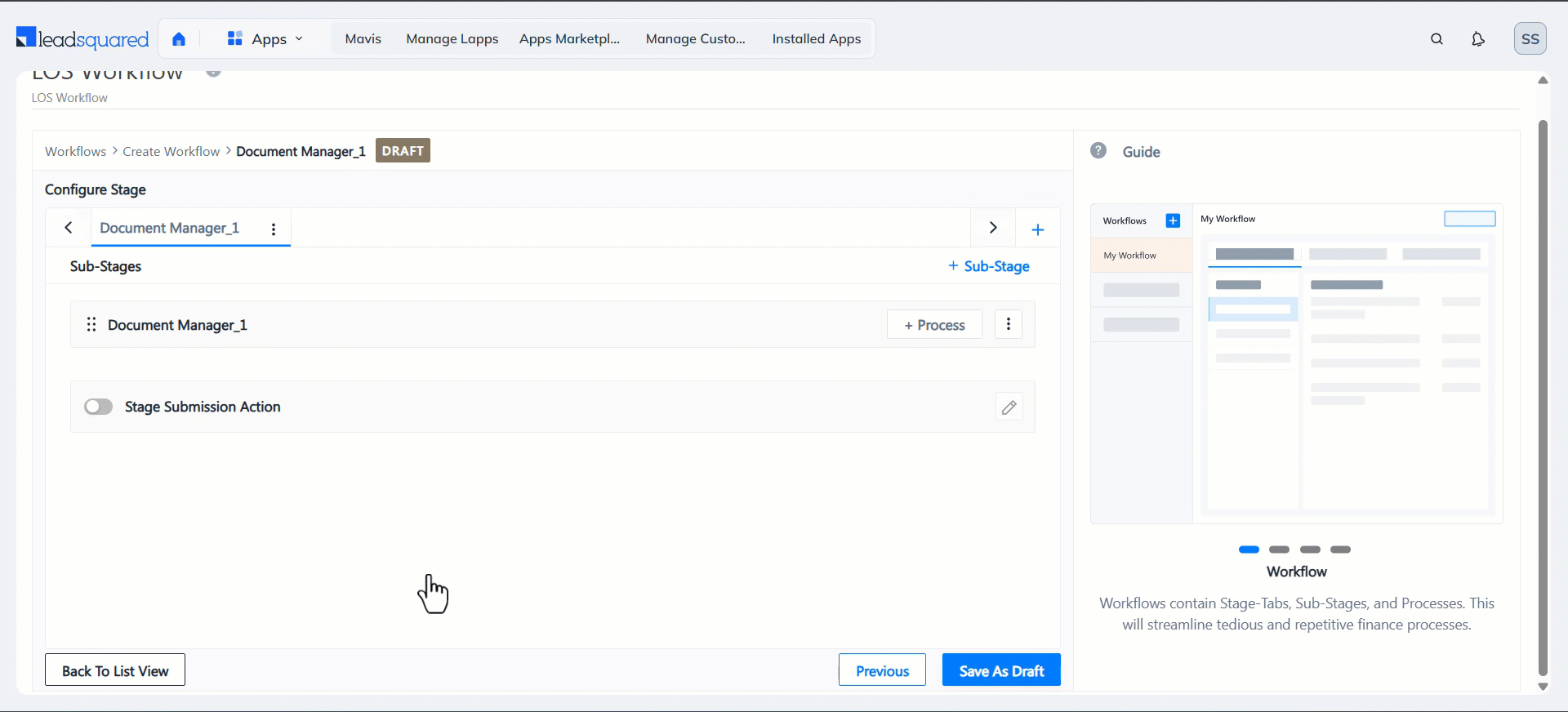 LeadSquared Loan Origination System Document Manager