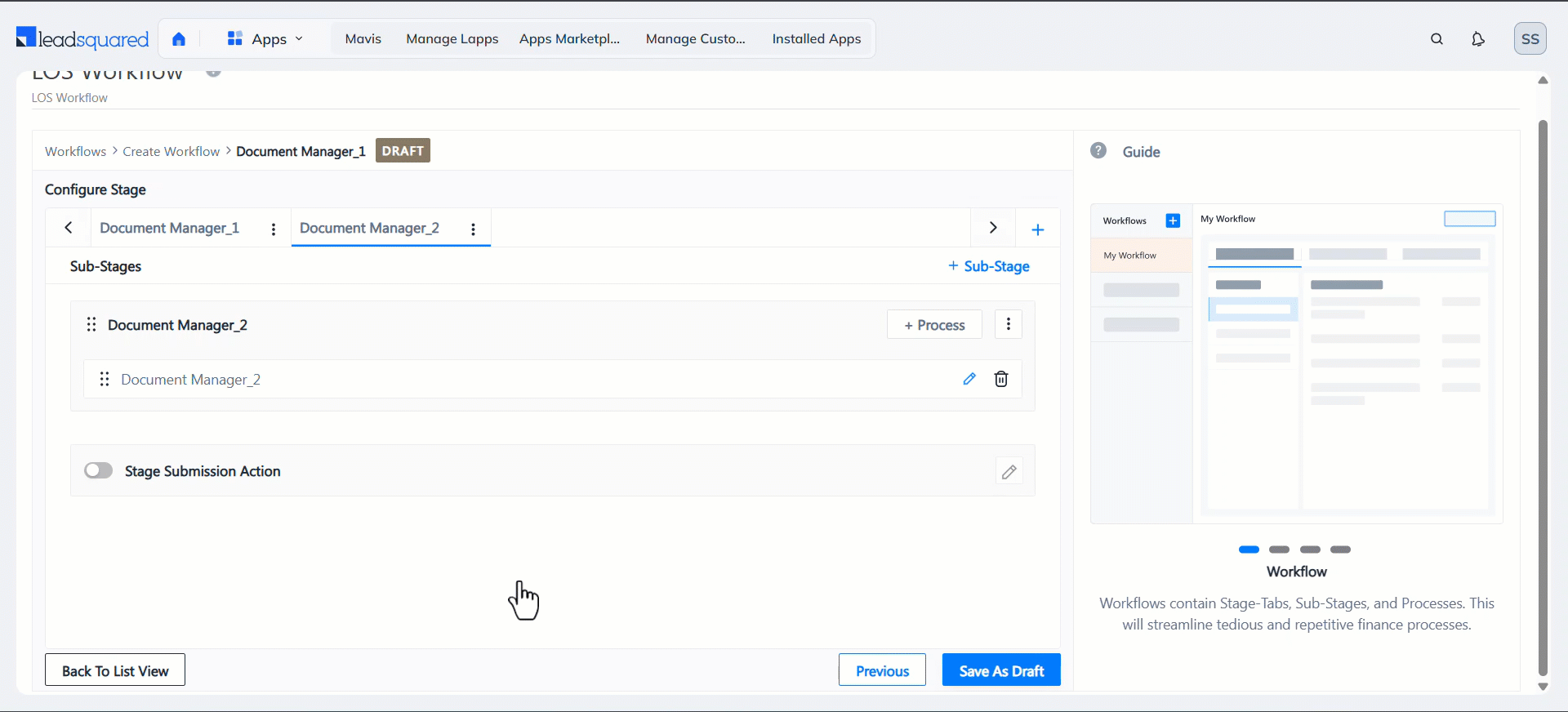 LeadSquared Loan Origination System Document Manager