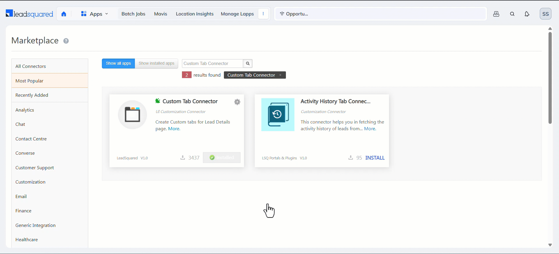 LeadSquared Service CRM_Tickets on Lead Details