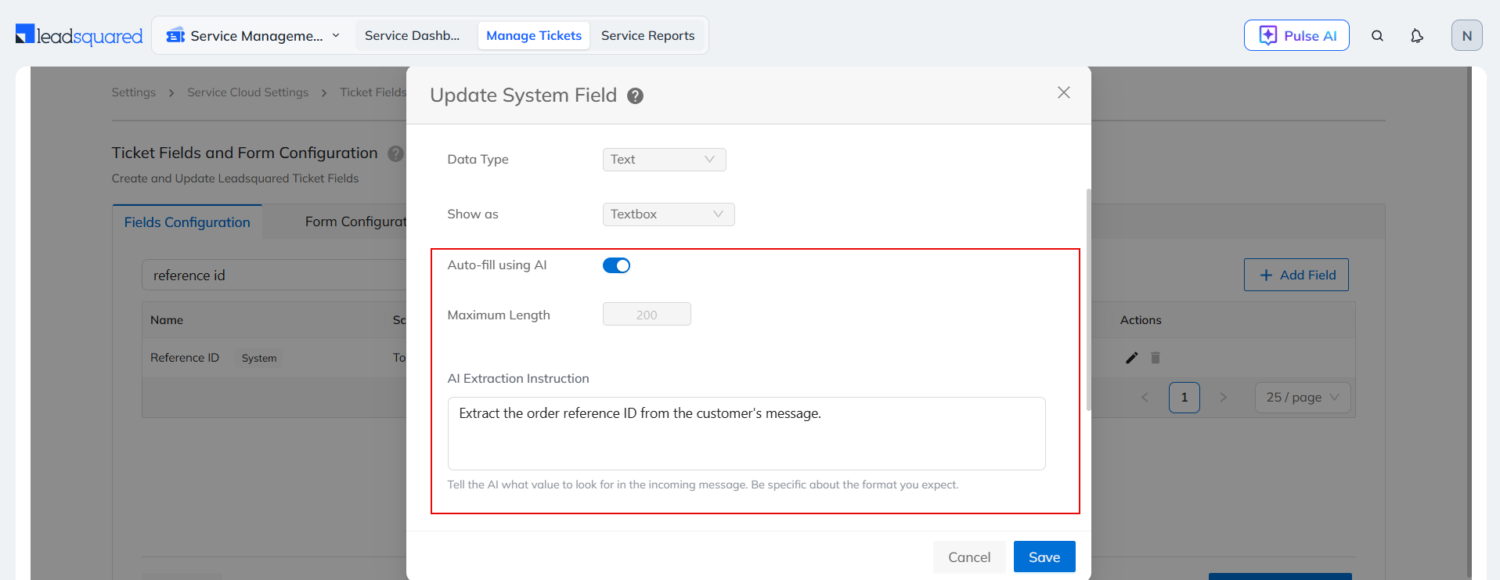 LeadSquared Service CRM Product Updates