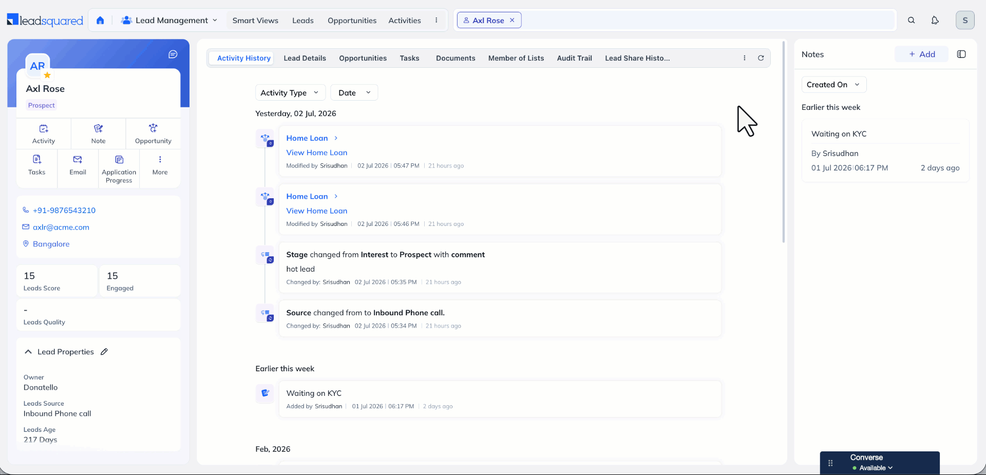 refresh and load more tabs