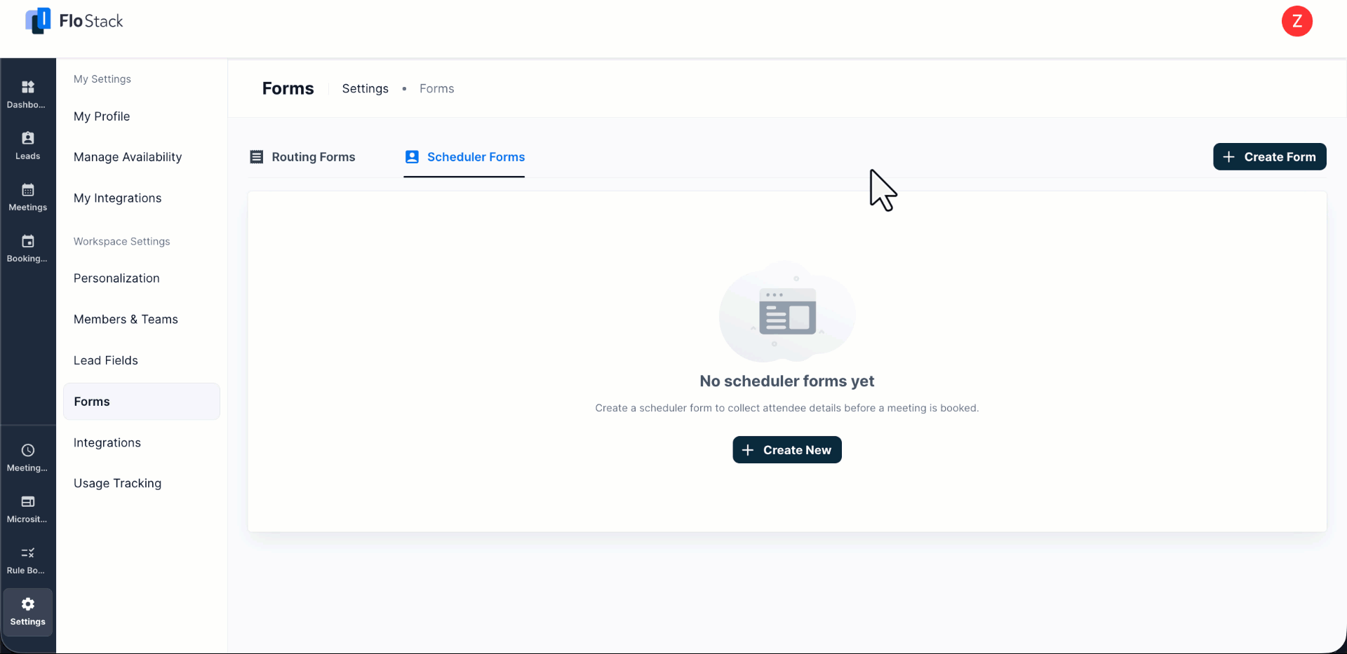 creating scheduler form