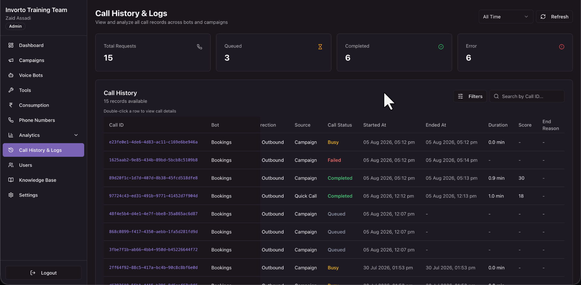 filter logs