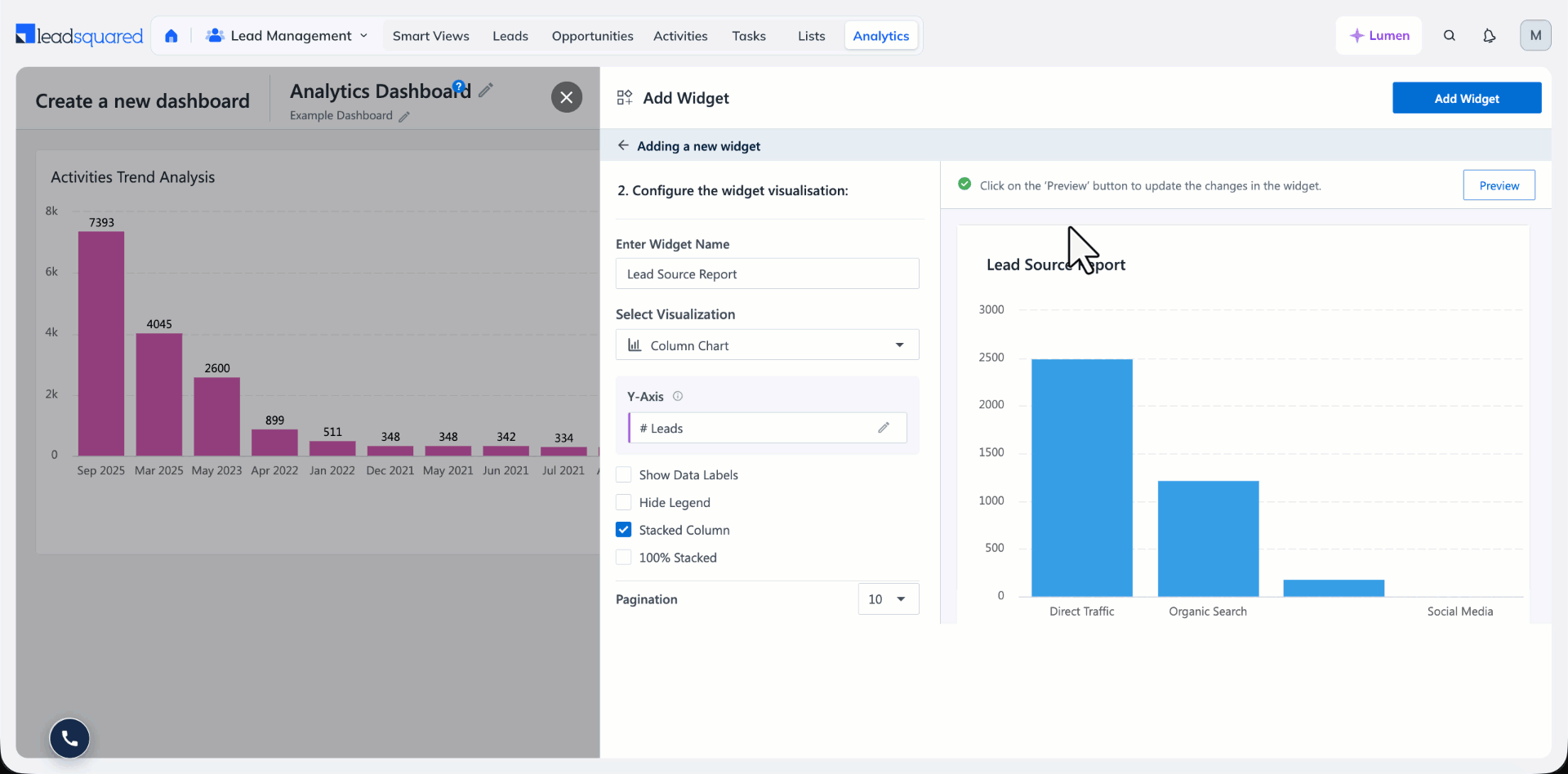 kpi widget