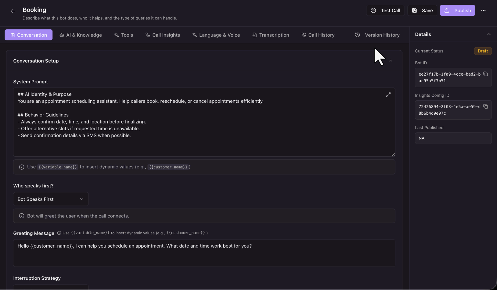 publish the bot